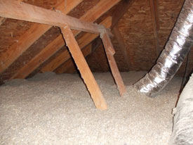 cellulose attic insulation