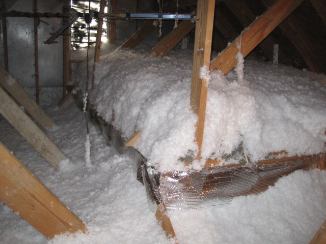 Insulation company that removes destroyed insulation